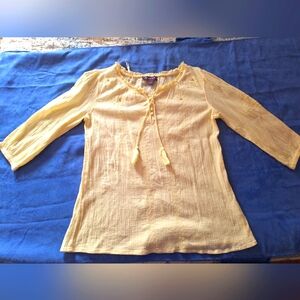 GLORIA VANDERBELT BOHO TOP